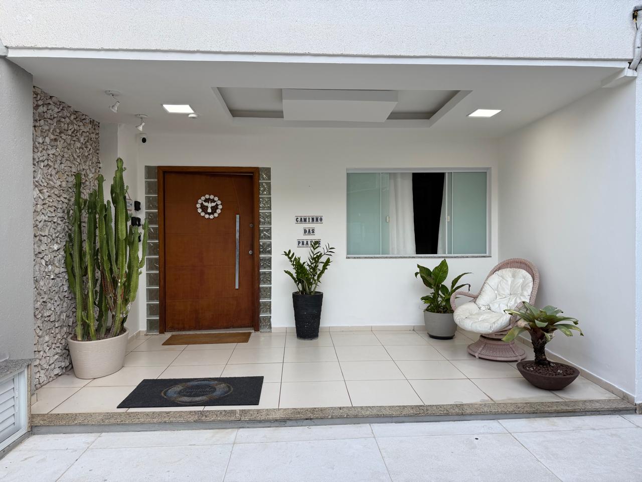 Entrada da hospedagem Caminho das Praias